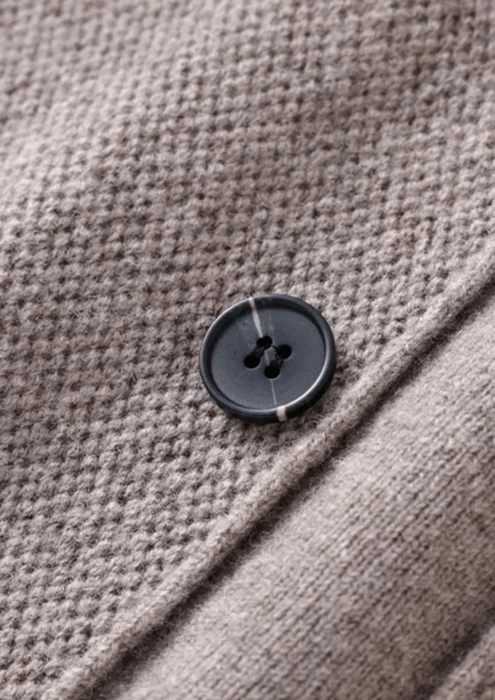 Rowell Cashmere Button Overshirt