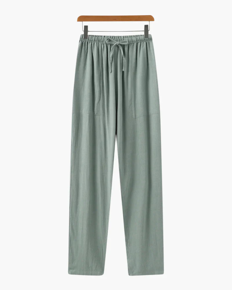 Rowell Slim Linen Trouser