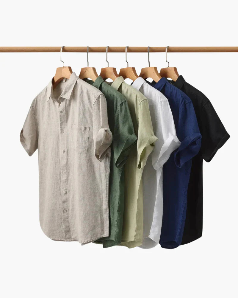Rowell Classic Linen Shirt Short-sleeve