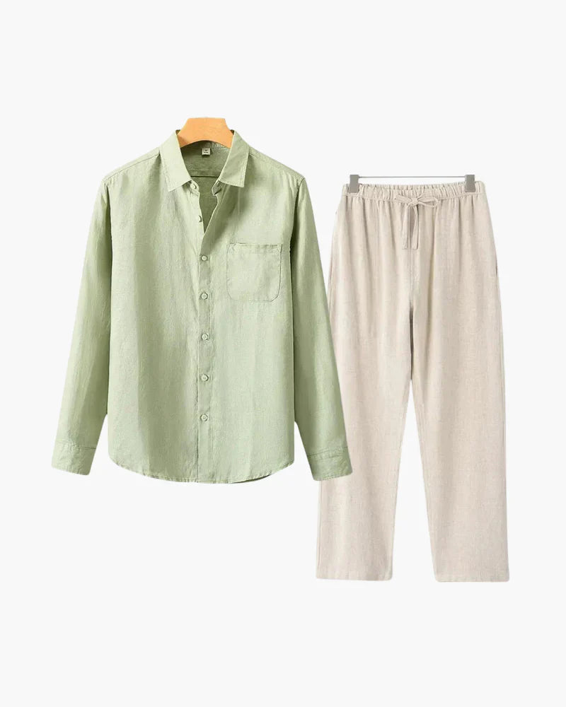 Aurelian Linen Set Long-sleeve