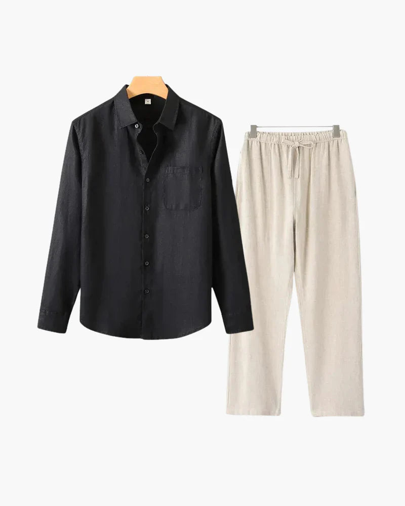 Aurelian Linen Set Long-sleeve