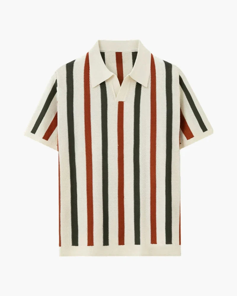 Rowell Knit Stripe Polo