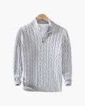 Cable Knit Half-Zip