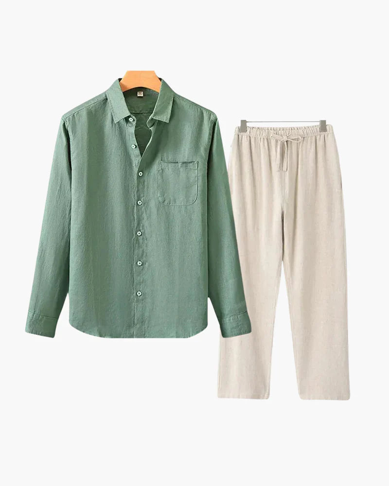 Aurelian Linen Set Long-sleeve