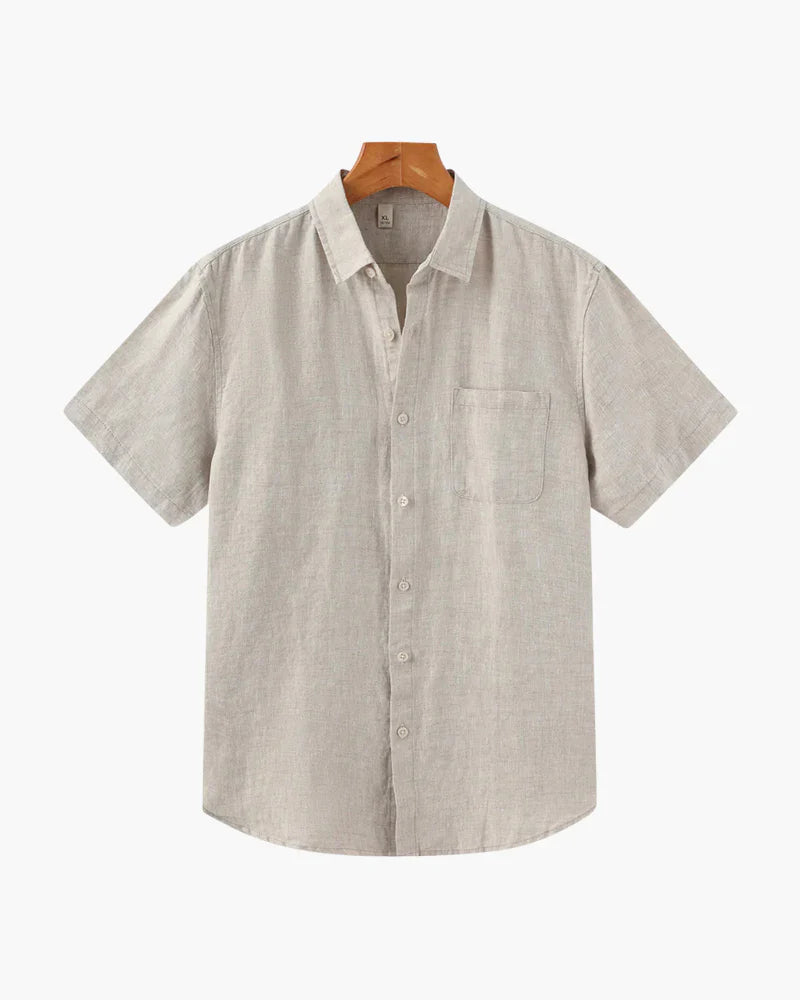 Rowell Classic Linen Shirt Short-sleeve