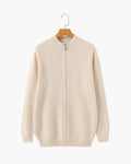 Rowell Cashmere Zip Cardigan