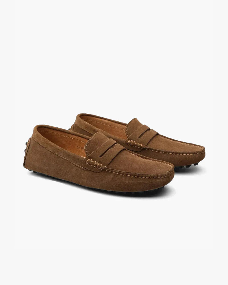 Rowell Classic Suede Driver Loafer