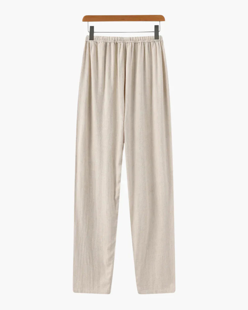 Rowell Slim Linen Trouser