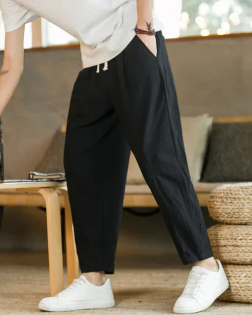 Cotton Relaxed Trousers
