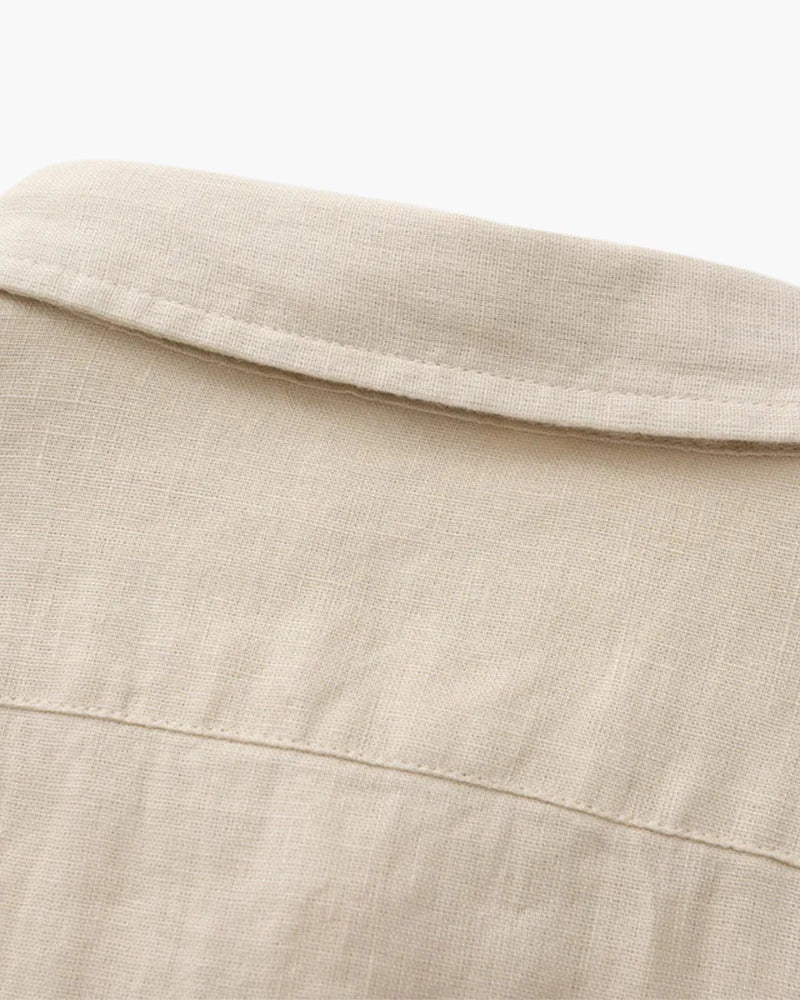 Rowell Classic Linen Shirt Long-sleeve