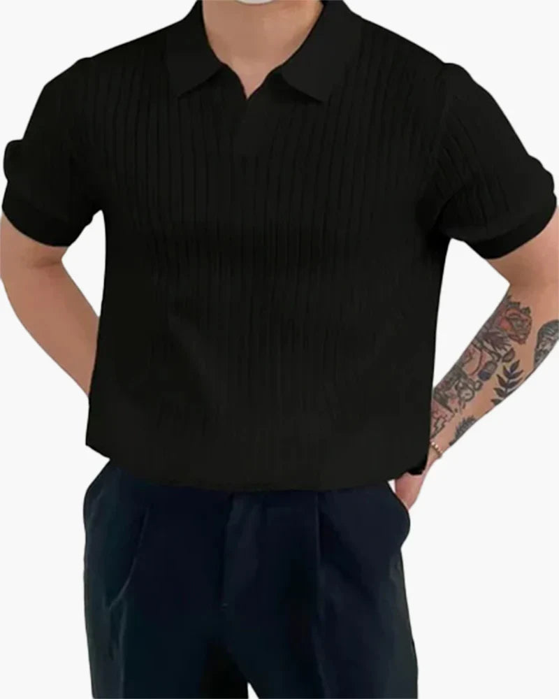 Fine Ribbed Polo