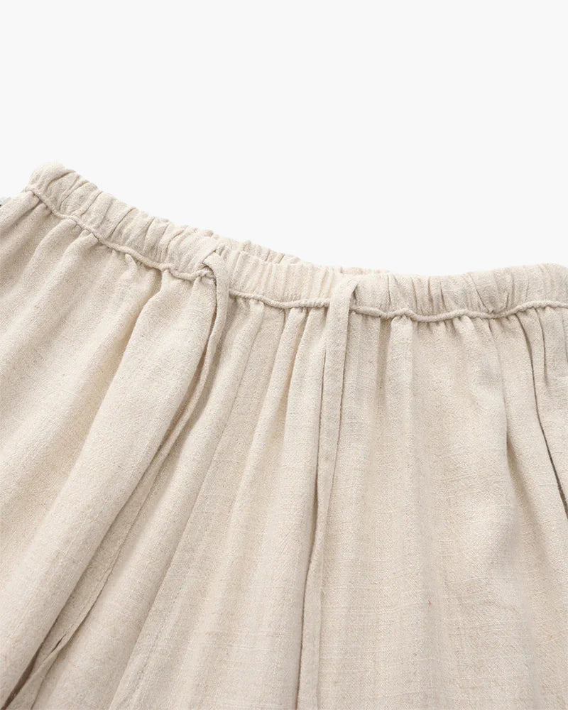 Rowell Slim Linen Trouser