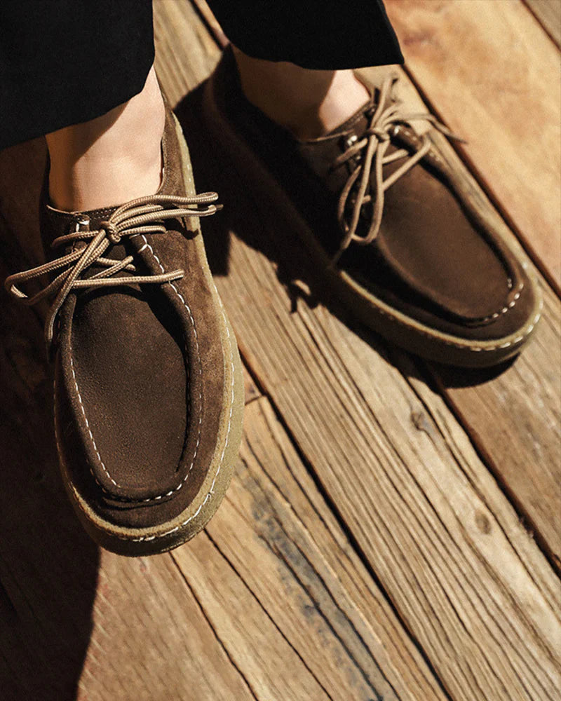 Rowell Suede Lace-Up Shoe