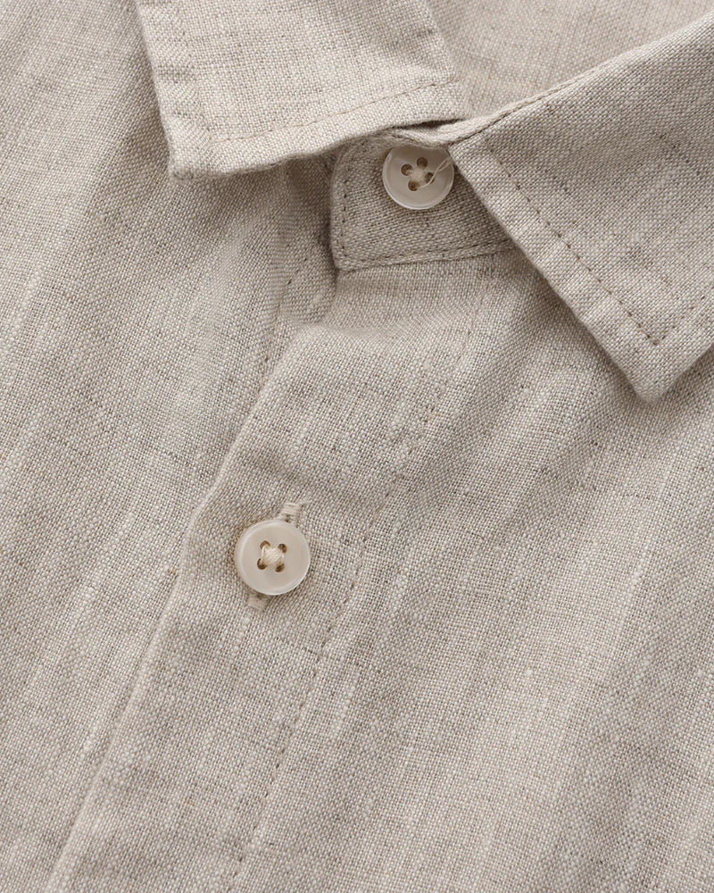 Rowell Classic Linen Shirt Short-sleeve