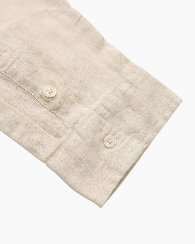 Rowell Classic Linen Shirt Long-sleeve