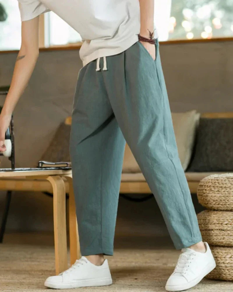 Cotton Relaxed Trousers