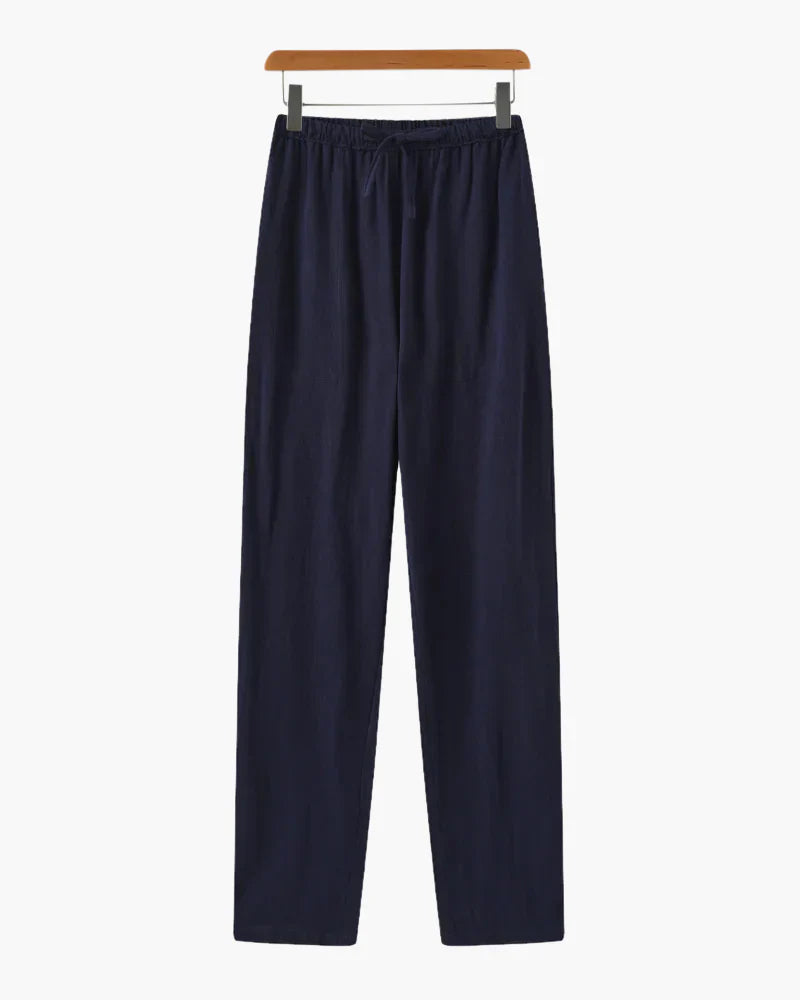 Rowell Slim Linen Trouser