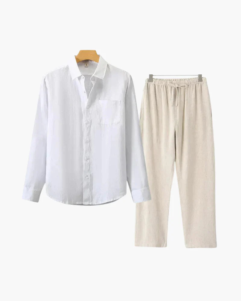 Aurelian Linen Set Long-sleeve