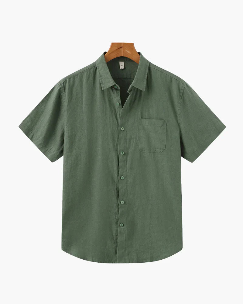 Rowell Classic Linen Shirt Short-sleeve