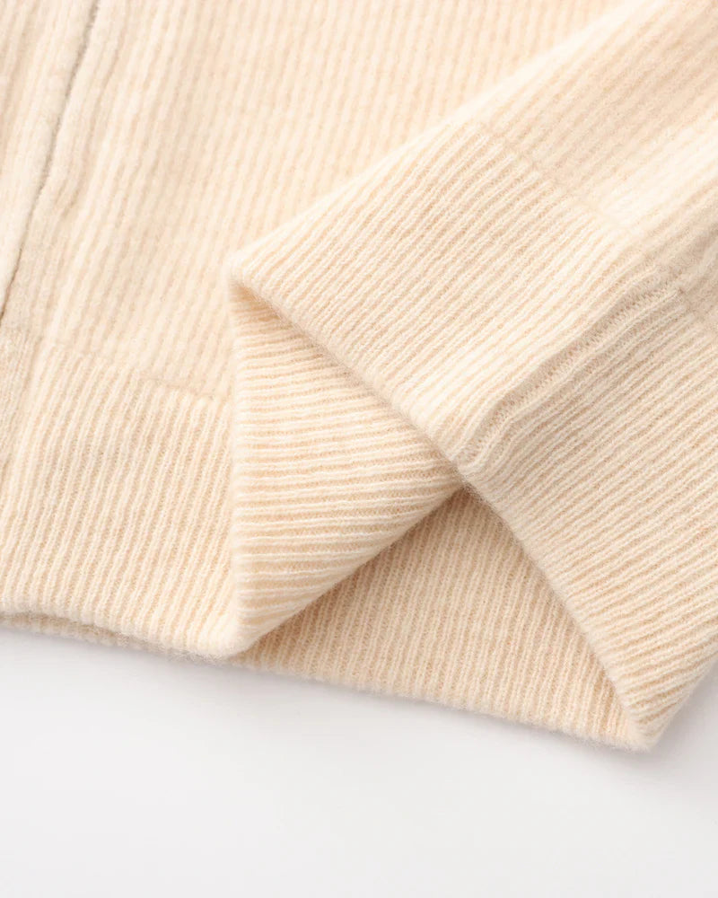 Rowell Cashmere Zip Cardigan