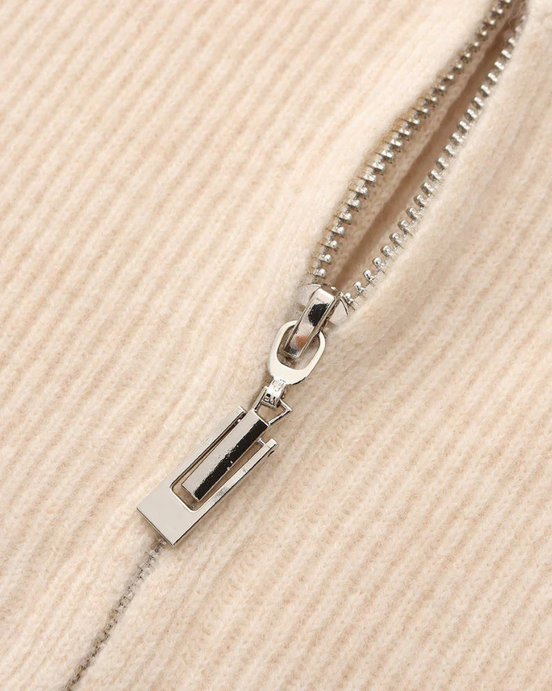 Rowell Cashmere Zip Cardigan