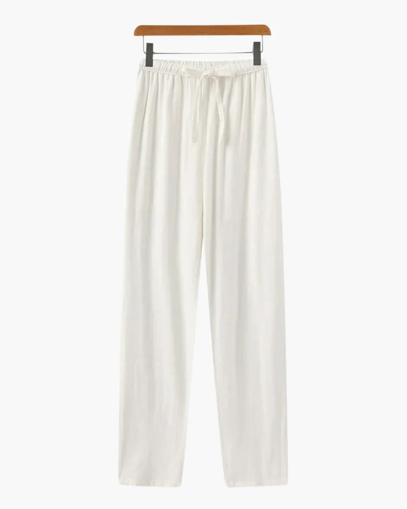 Rowell Slim Linen Trouser