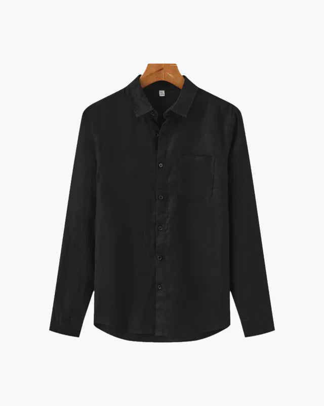 Rowell Classic Linen Shirt Long-sleeve