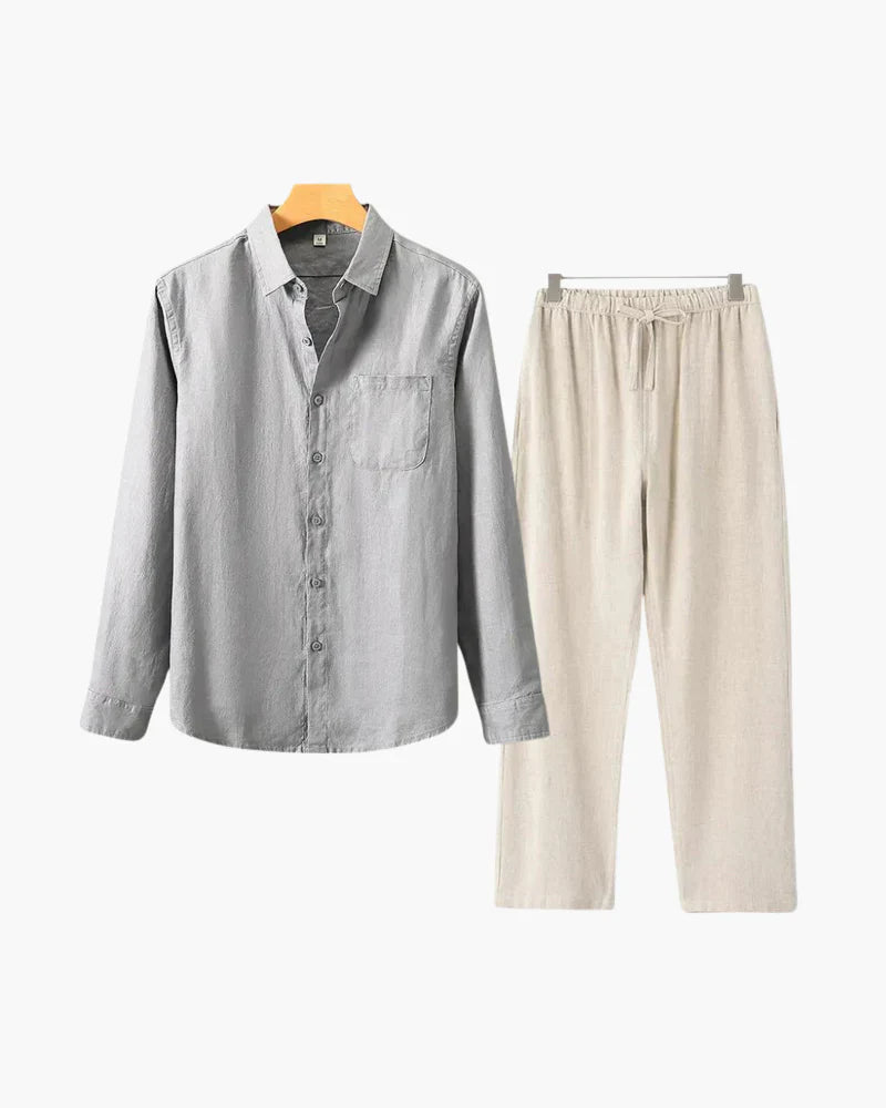 Aurelian Linen Set Long-sleeve