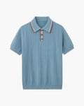 Rowell Cable Knit Polo