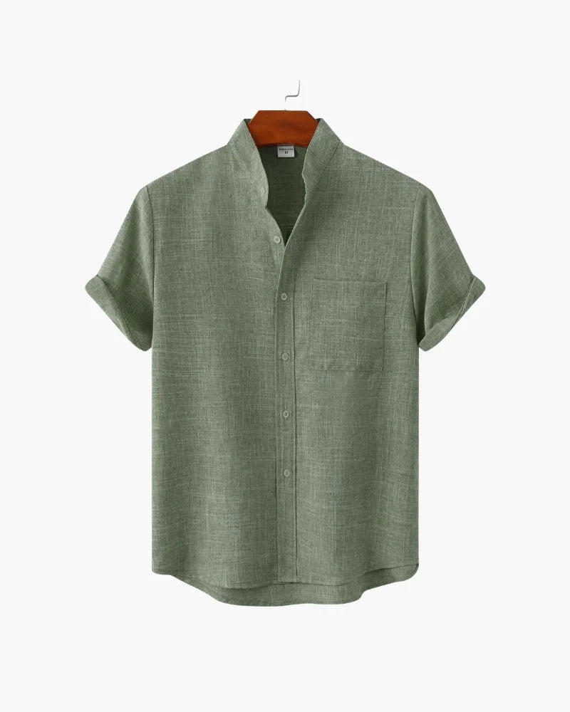 Mandarin Collar Shirt