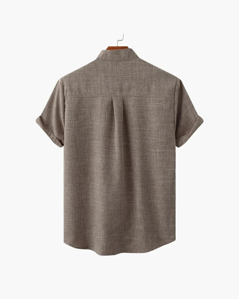 Mandarin Collar Shirt