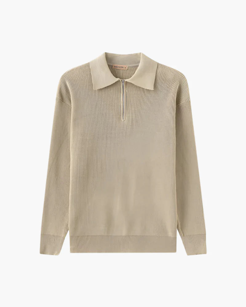 Chunky Knit Half-Zip