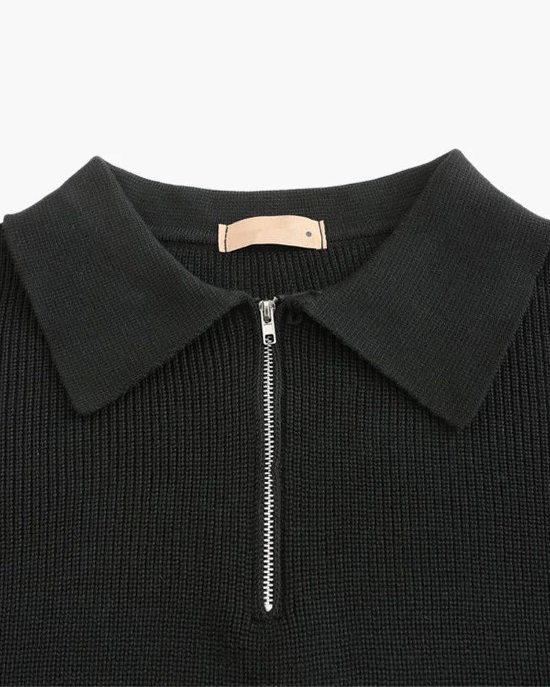Chunky Knit Half-Zip