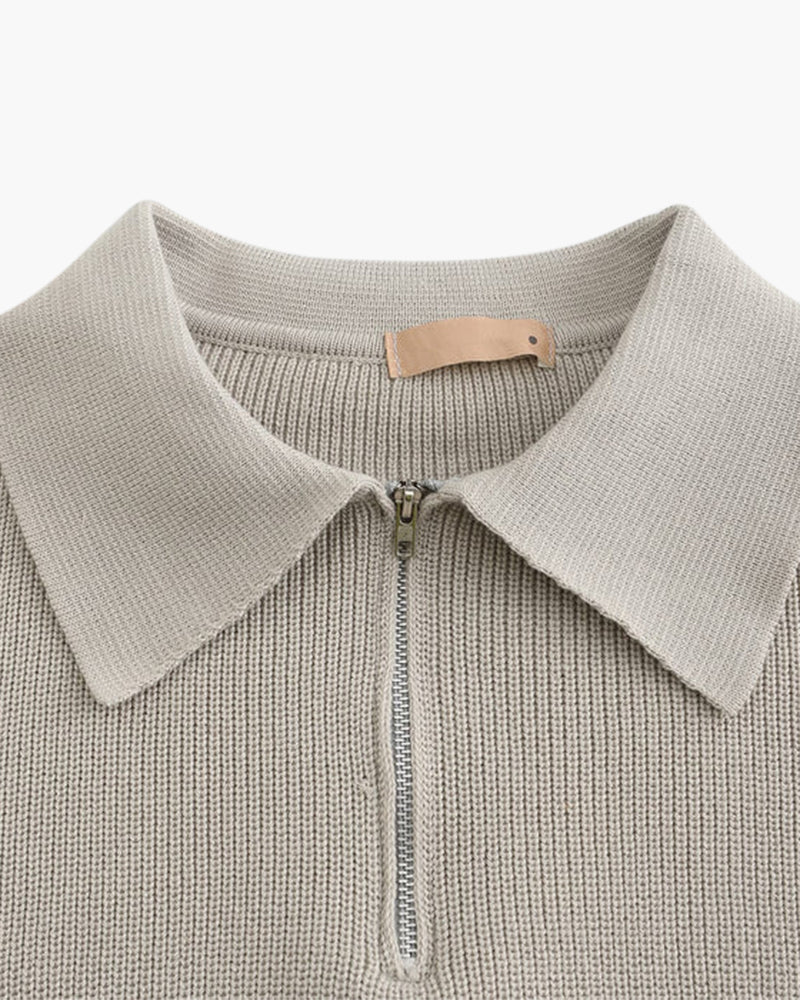 Chunky Knit Half-Zip
