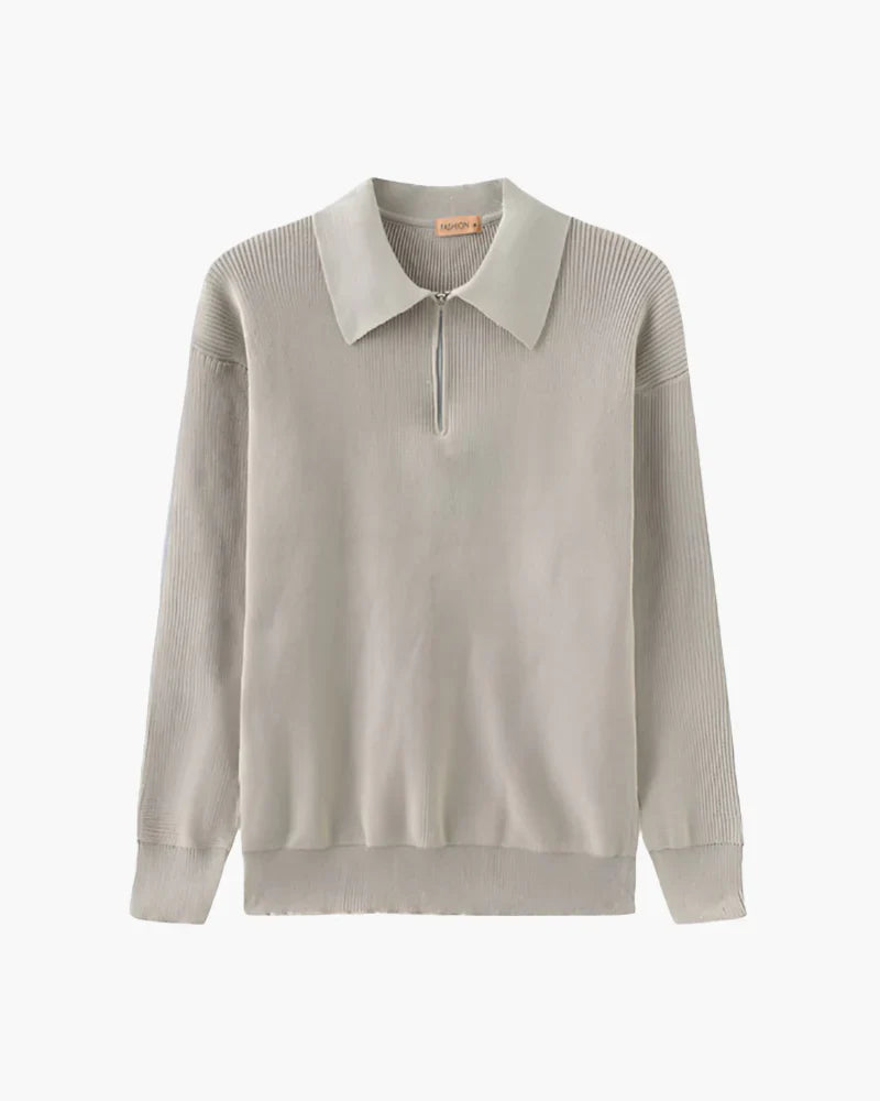 Chunky Knit Half-Zip