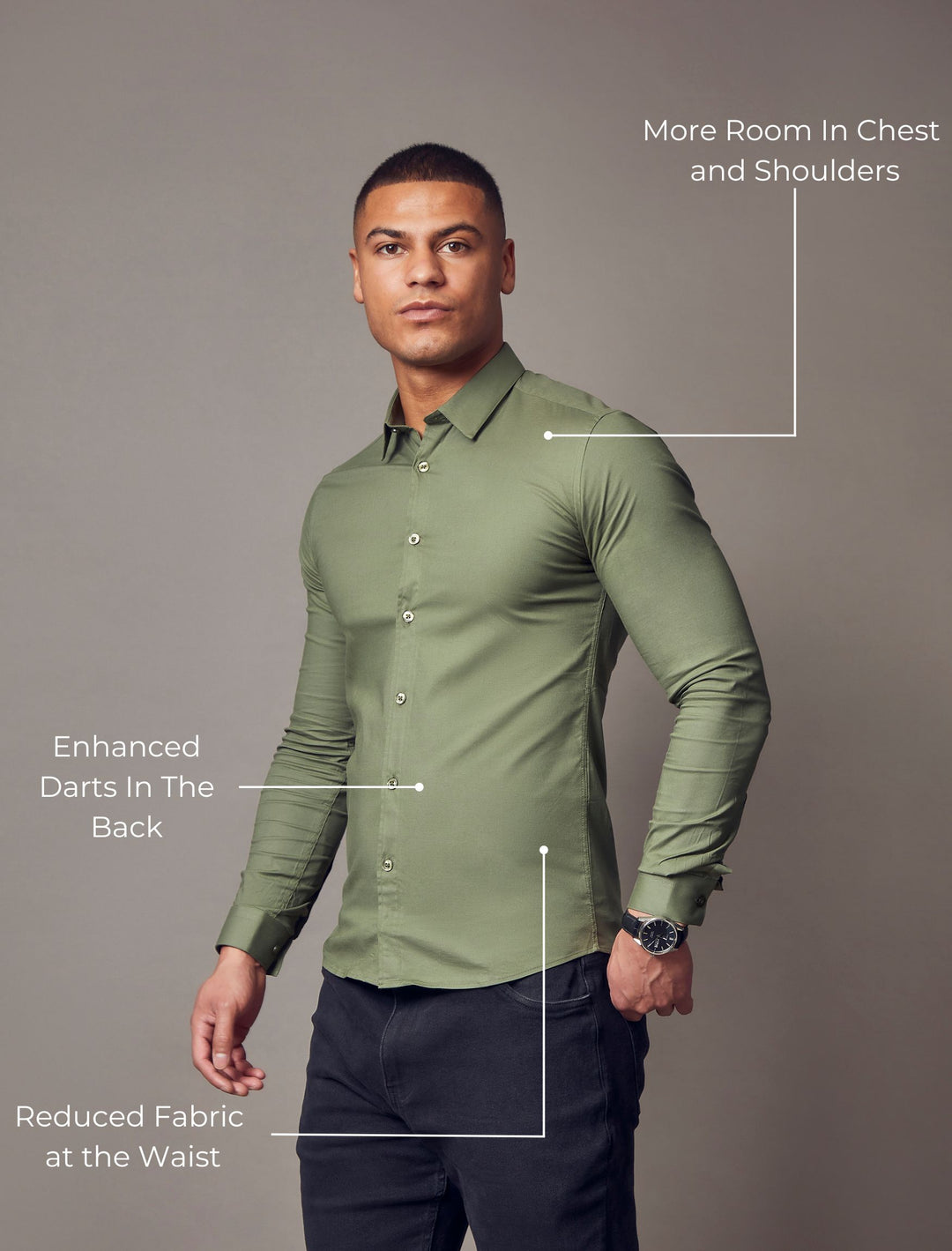 Rowell Slim Tailored Shirt