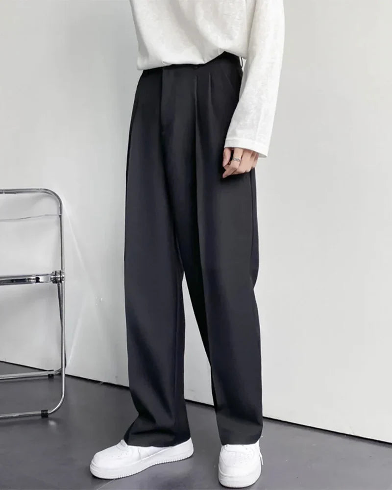 Rowell Wide Pleated Trouser