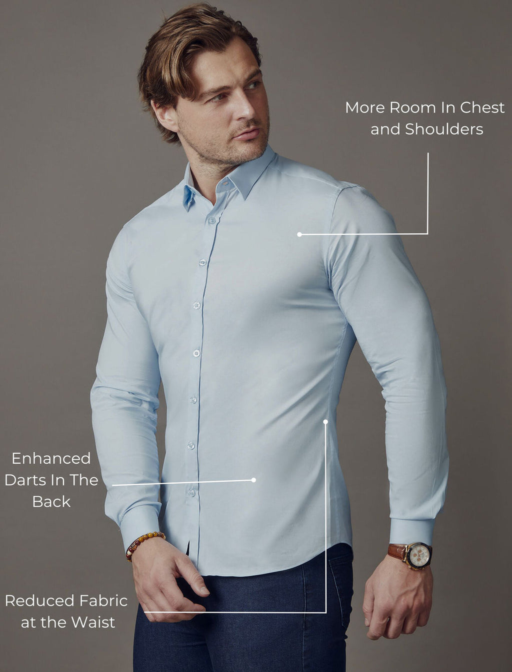 Rowell Slim Tailored Shirt