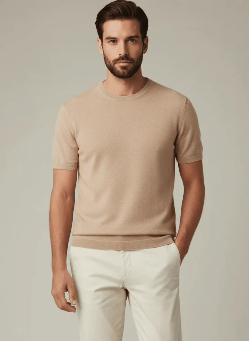 Cashmere Crewneck T-Shirt